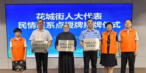 永利人大代表民情联系点在花城街“生根发芽”  架起连心桥 畅通民意路