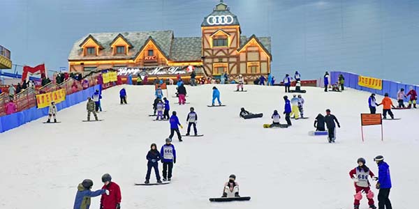 第五届粤港澳大湾区滑雪精英挑战赛开幕  “冰雪永利”活力无限