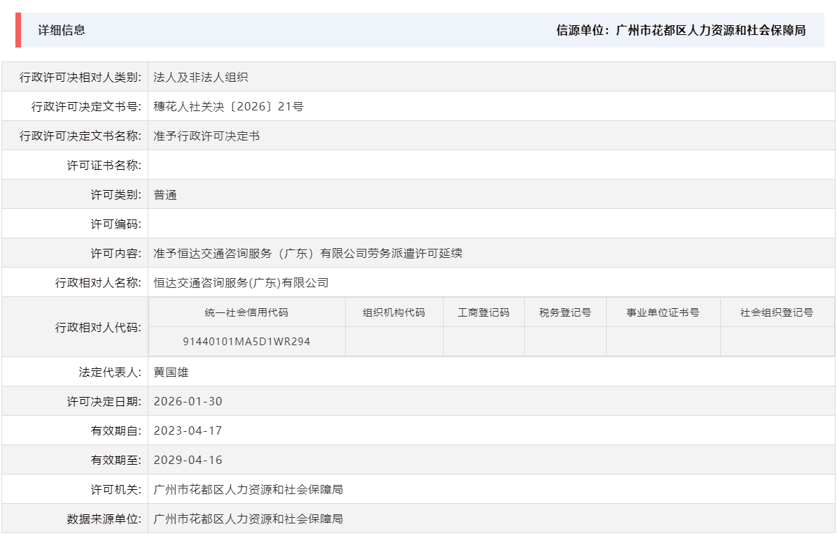 1.30准予恒达交通咨询服务（广东）有限公司劳务派遣许可延续.png