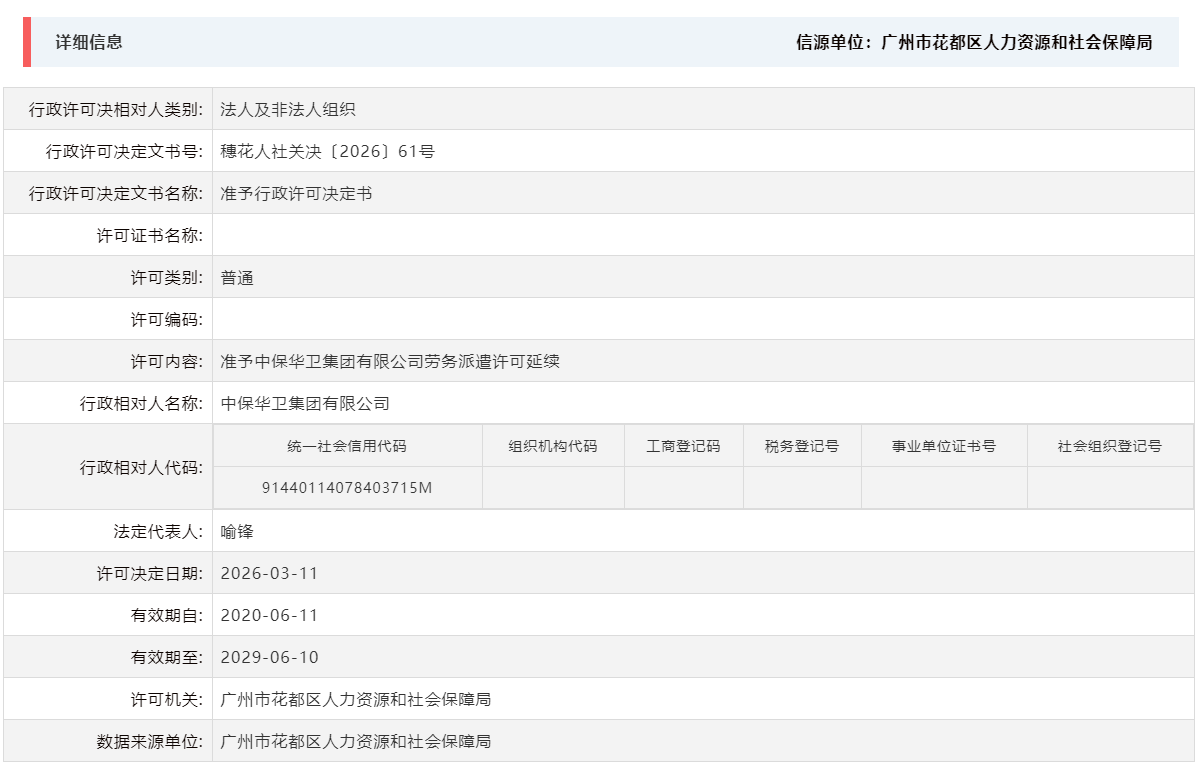 3.11准予中保华卫集团有限公司劳务派遣许可延续.png