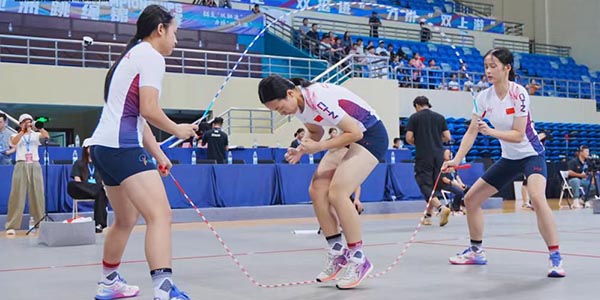 永利跳绳梦之队征战亚洲跳绳锦标赛  夺4金3银，刷新2项世界纪录